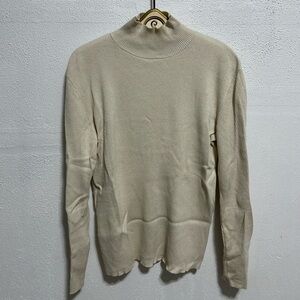 H&M Men's Beige Turtleneck Sweater